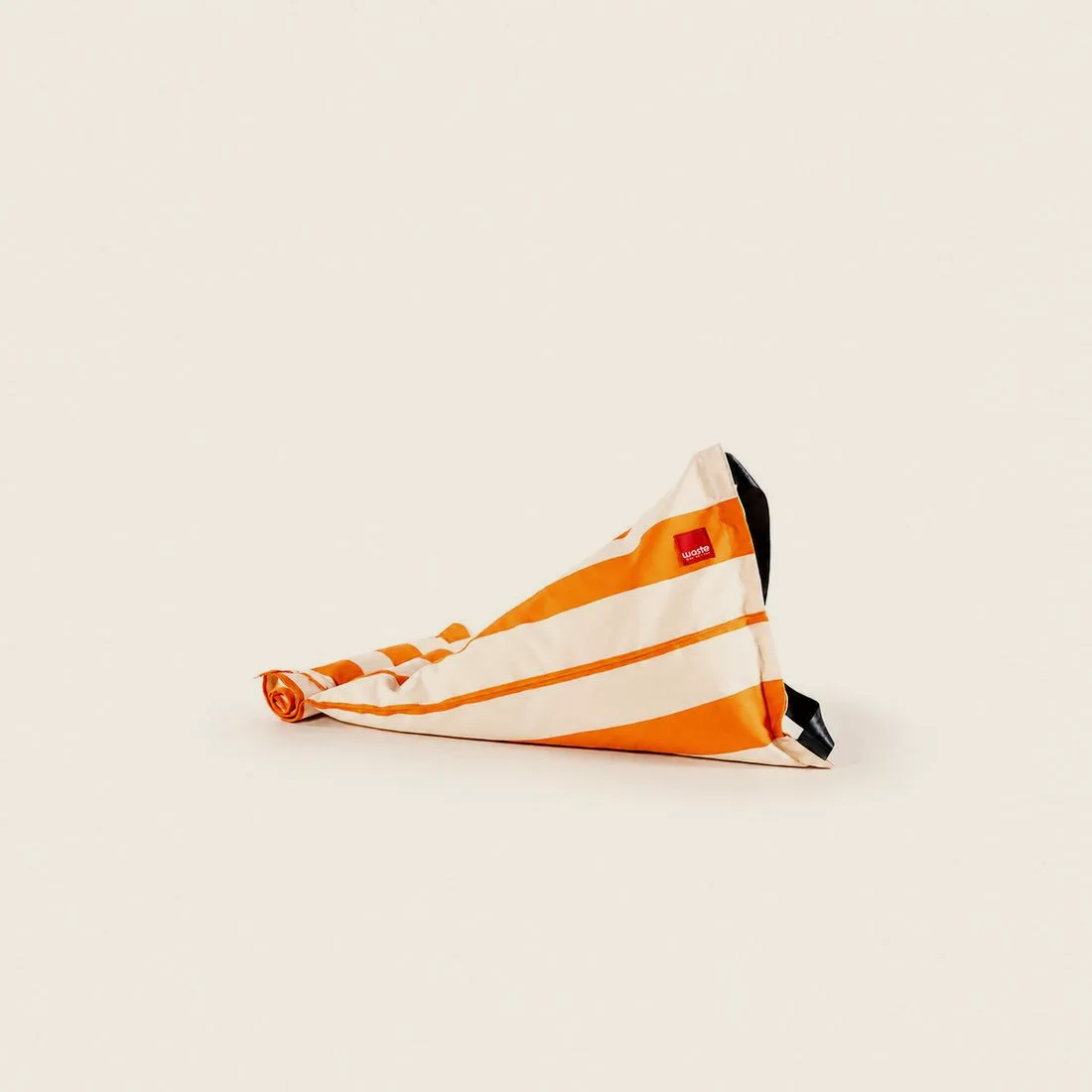 SitSack in striped tangerine